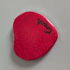Coach Glittering Red Heart Mirror